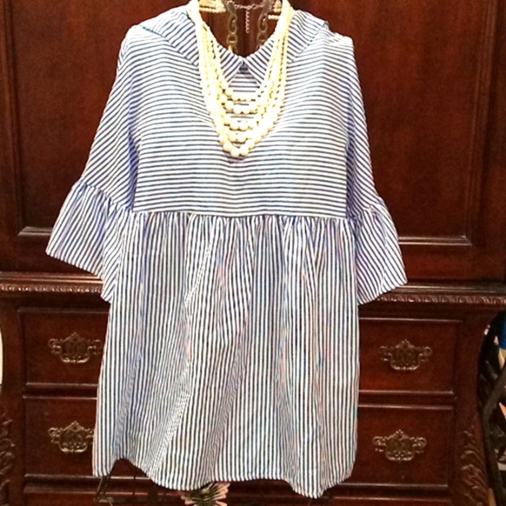 Strip Shirt  Blouse